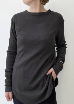 美品 2022AW L'Appartement アパルトモン Rib L/S T-SH リブロングT