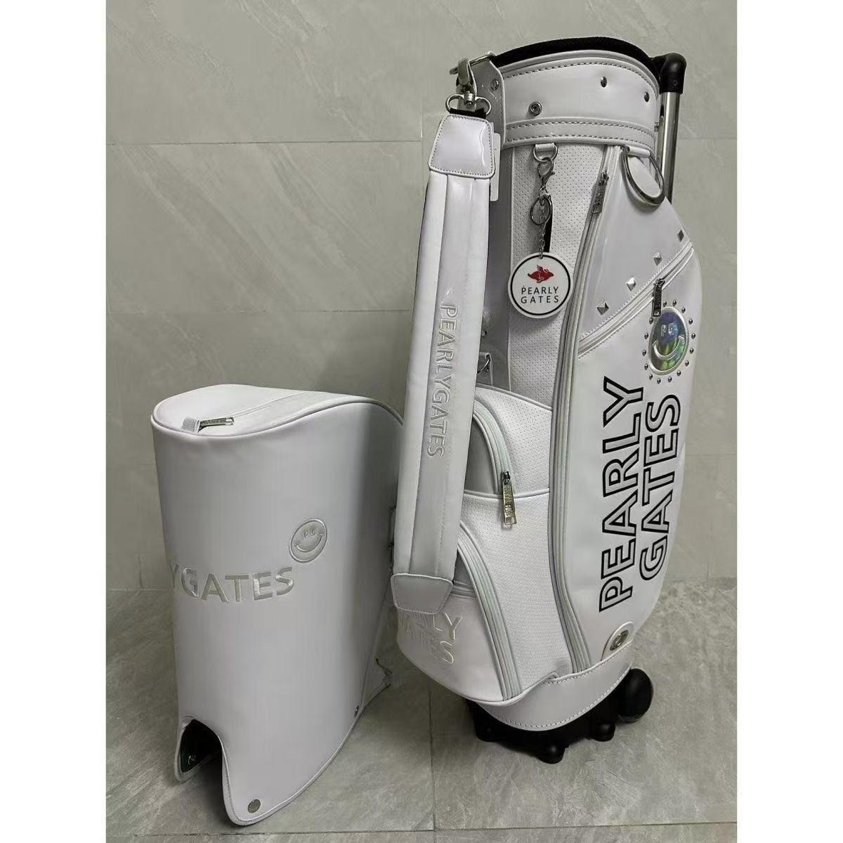新品PEARLY GATES パーリーゲイツ ブラック キャディバッグ ブラック