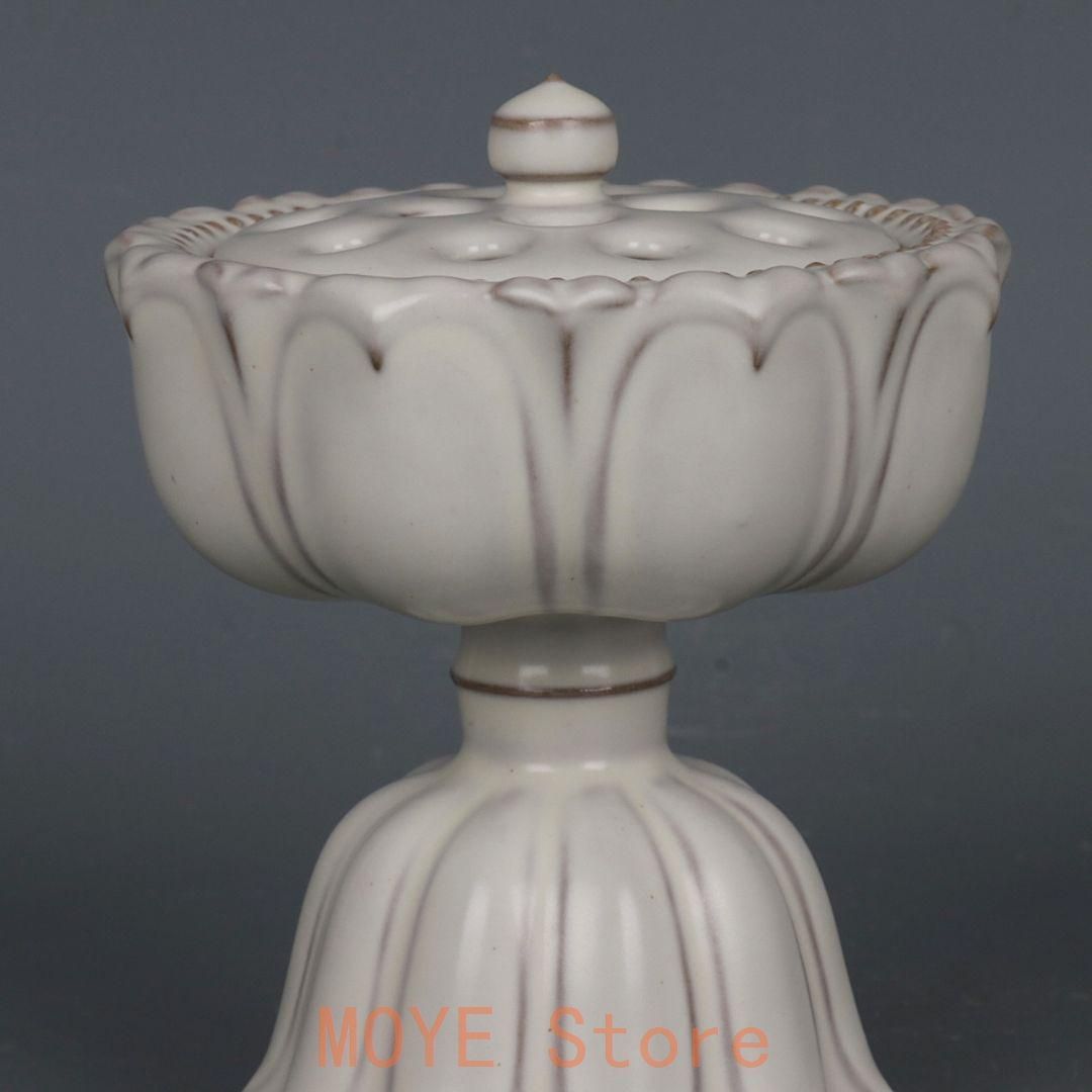 宋汝窯鉄胎刻八卦紋薫香炉 香道具 景徳鎮 陶磁器 装飾品 現代工芸品美術品 置物 宋汝窯月牙白釉蓮華薫香炉 香道具景徳鎮 陶磁器 装飾品 現代工芸
