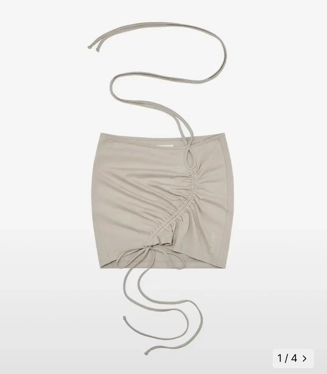 GLOWNY グロウニー TAMPA SHIRRING SKIRT SAND