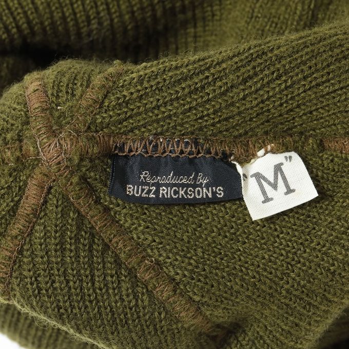 バズリクソンズ BUZZ RICKSON S BR02874 ジープキャップ ニットキャップ ニット帽 JEEP CAP OLIVE br02874