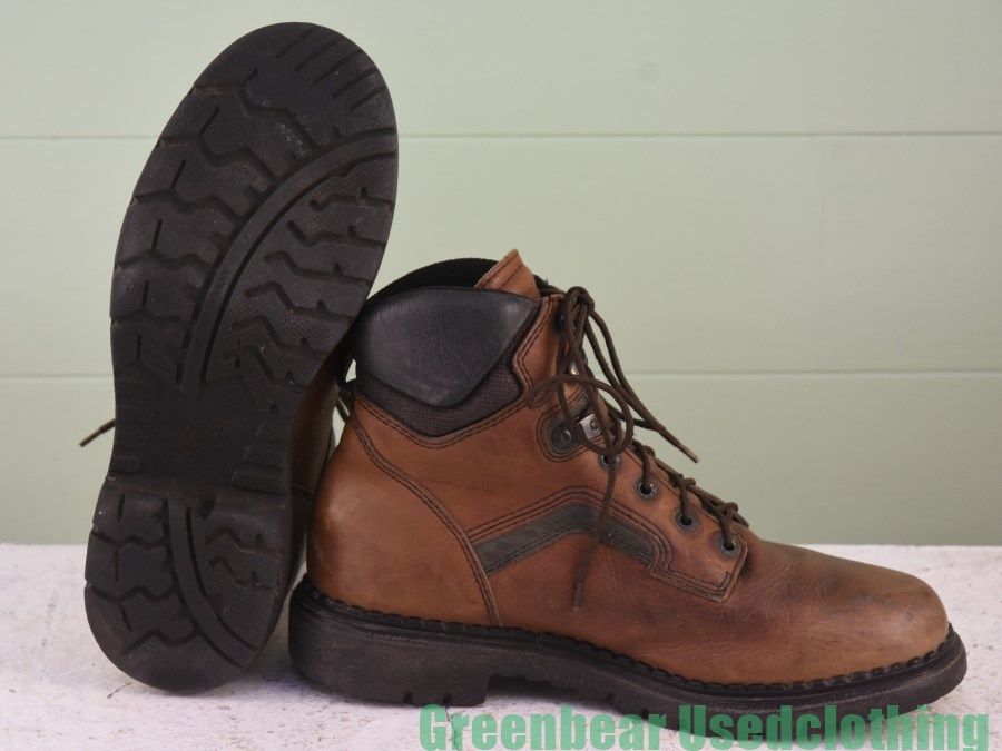 Y434 Red Wing ビンテージ ワークブーツ ワイズ細め 茶 メンズ 10.5D 28.5cm WWW_MORNINGWALKER_COM