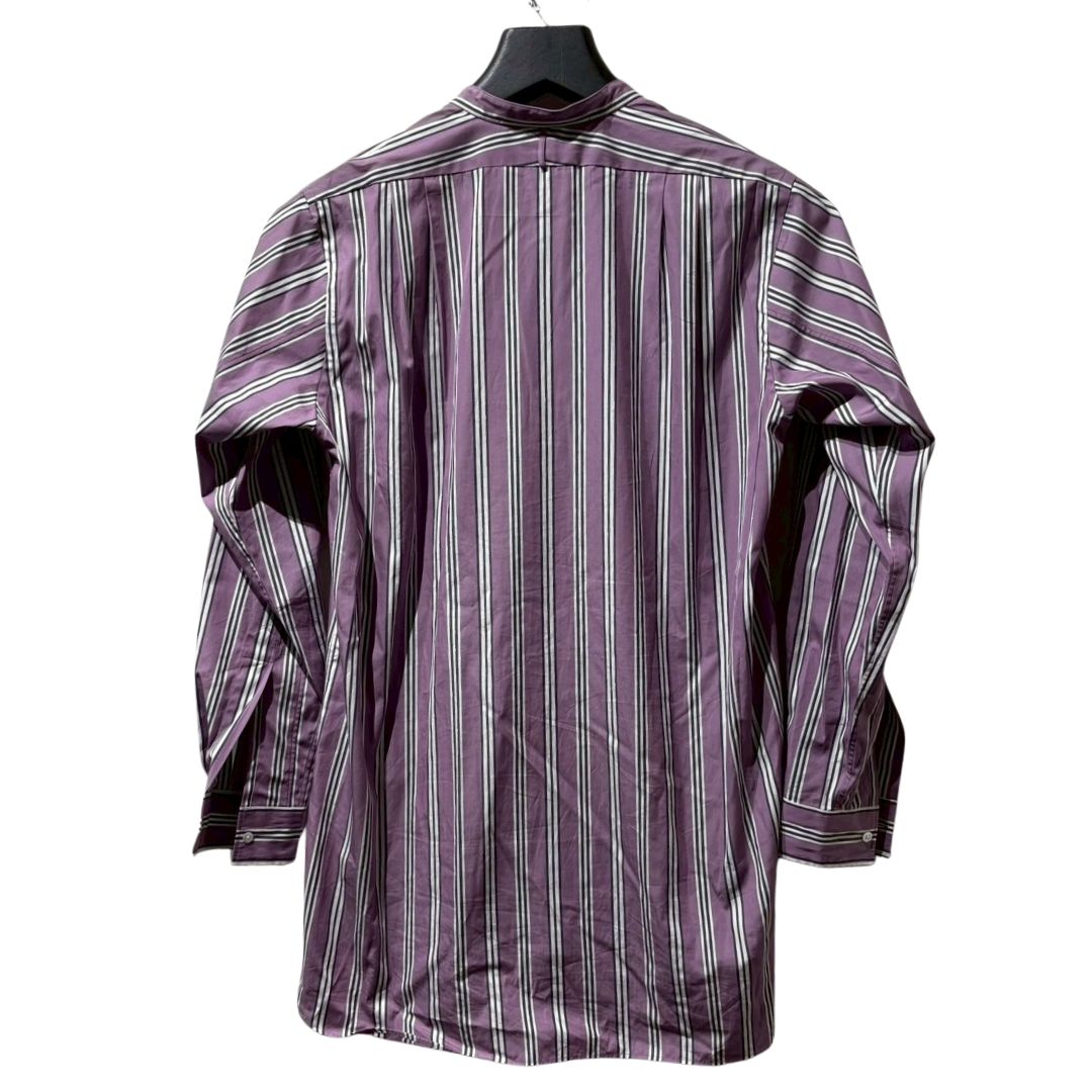 サイズ1 HEUGN 24ss Morris プリントバンドカラーシャツ HEUGN