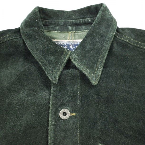 RRL ダブルアールエル インディゴ ラフアウトスエードジャケット