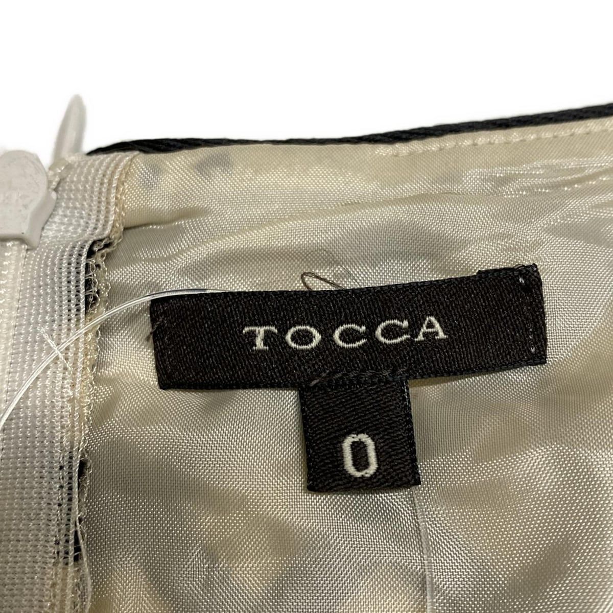 TOCCA(トッカ) ワンピース サイズ0 XS レディース - ベージュ×黒