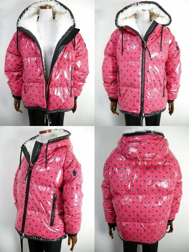 サイズ0-2□新品□モンクレール GRENOBLE インナーファー付きダウン 