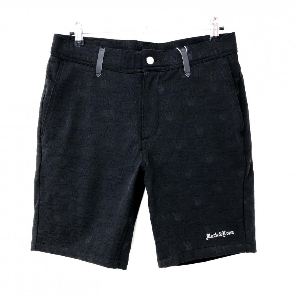 マークアンドロナ 【 MARK & LONA 】ハーフパンツ BLACK 美品MARK&LONA