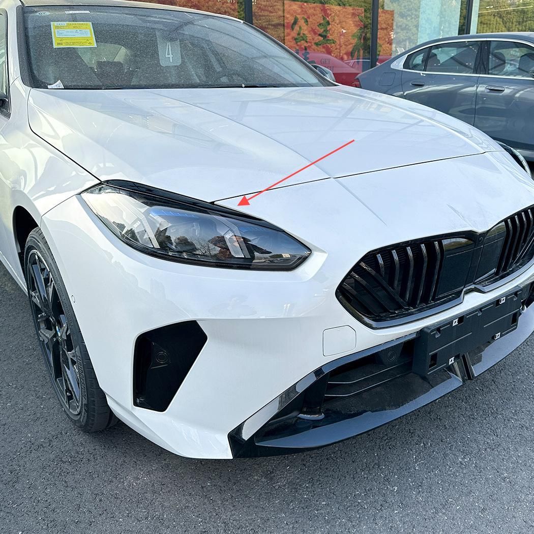 BMW 1シリーズ F70 2シリーズ F74 2025年以降対応 フロントヘッドライト眉 エアロパーツ 外装カスタム ピアノブラック |5.10LYC682人気注目