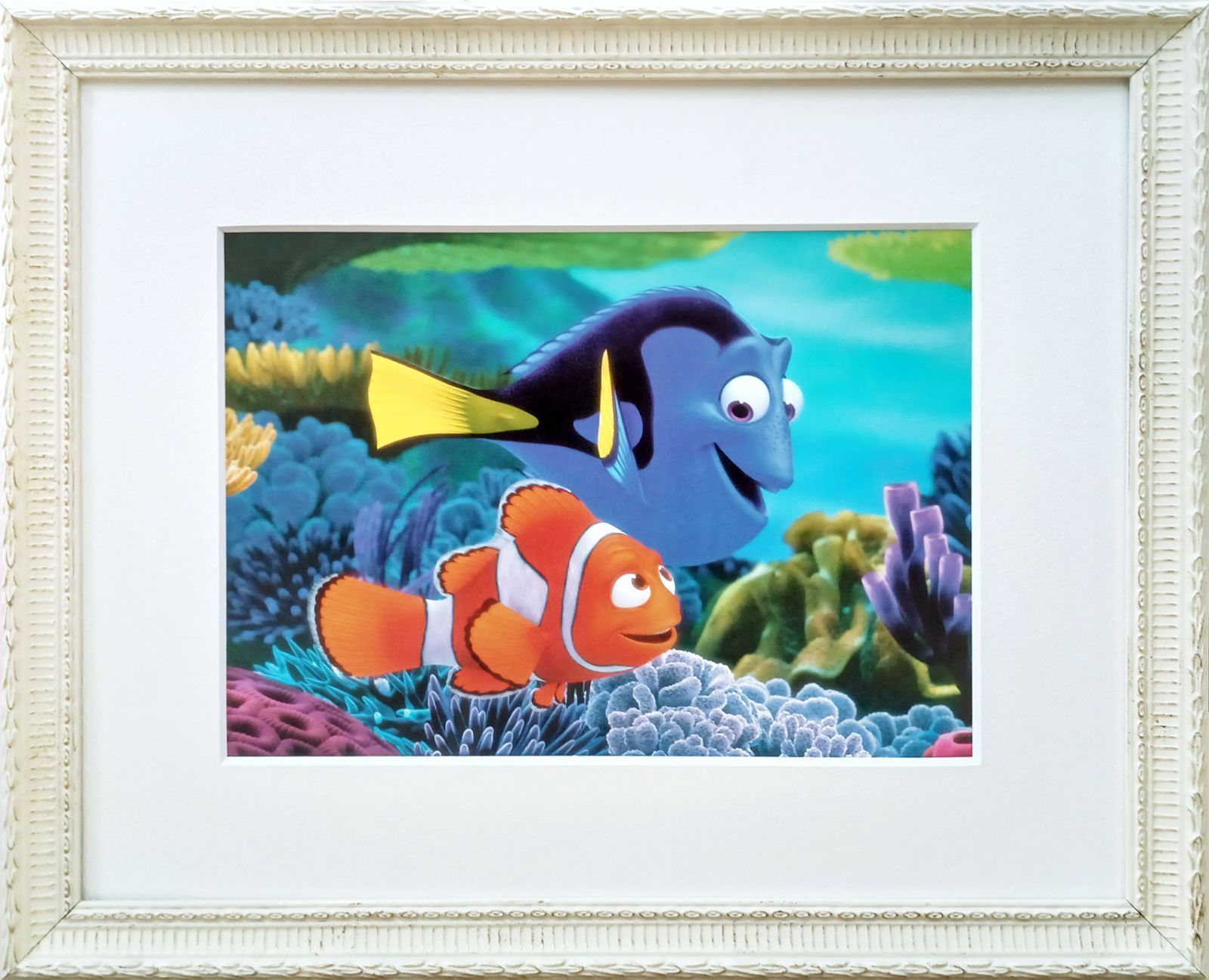 セール価格アウトレット品ディズニー 「ニモ＆ドリー」ミニアート　絵画　アート　インテリア