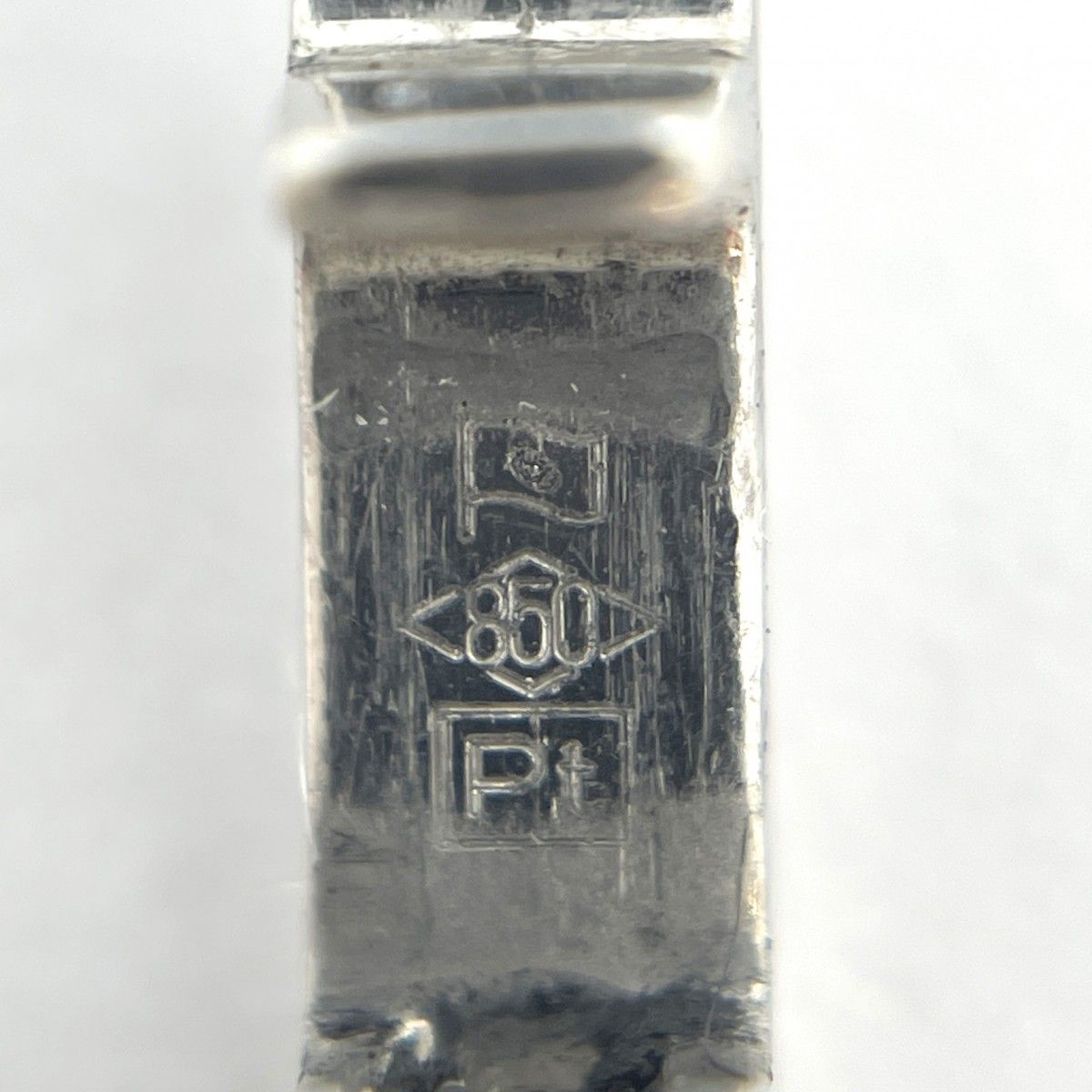 5khe015】喜平 ネックレス Pt850 プラチナ 6面 ダブル 52.3cm 30.6g  