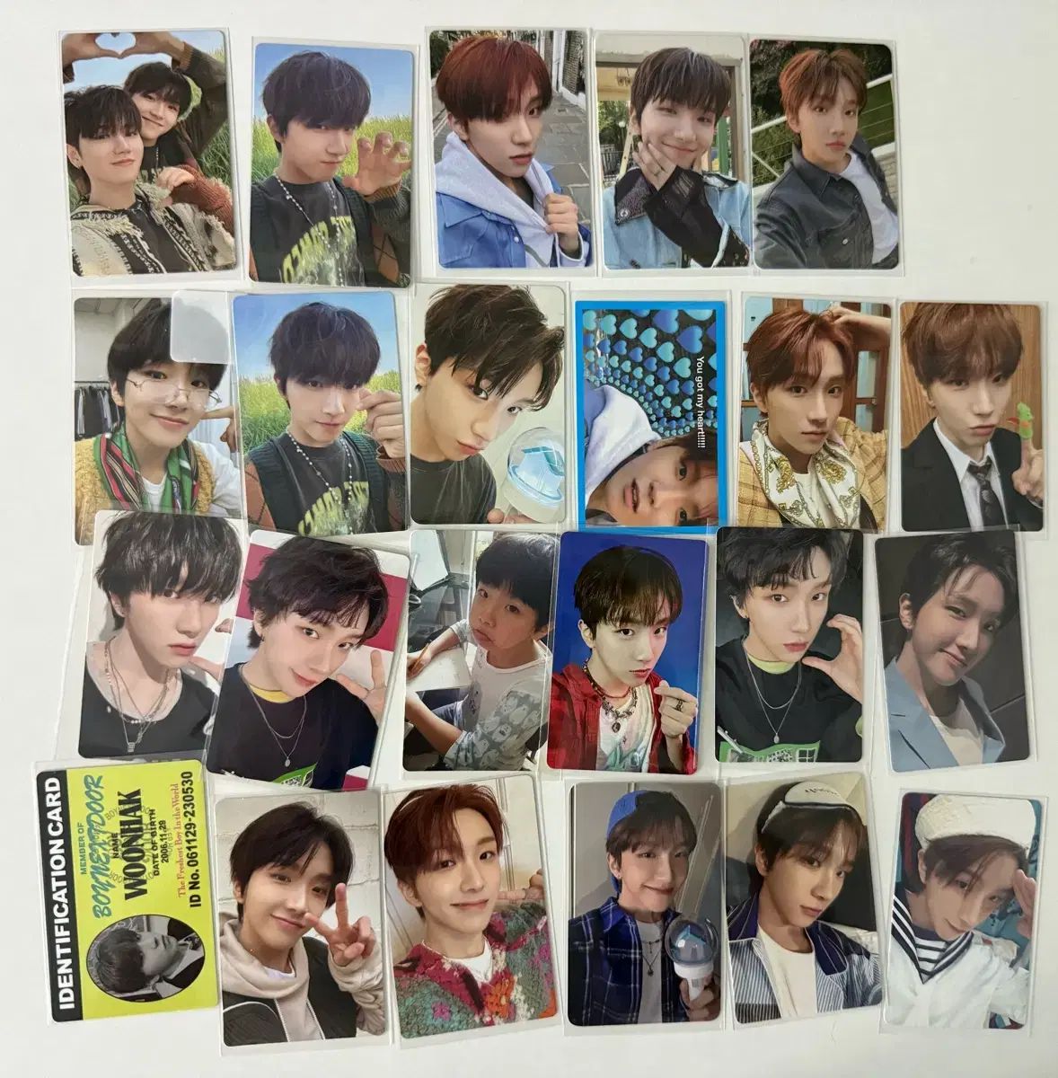 BOYNEXTDOOR(ボイネク) ウナク(WOONHAK) WHO 未公開トレカ