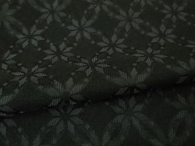 平和屋本店■極上　道中着　スリーシーズン　春夏秋　塵除け　ロング丈　七宝花紋紗　濃紺地　逸品　未使用　DZAA4644kh5 平和屋本店□極上 道中着 スリーシーズン 春夏秋 塵除け ロング丈 七宝