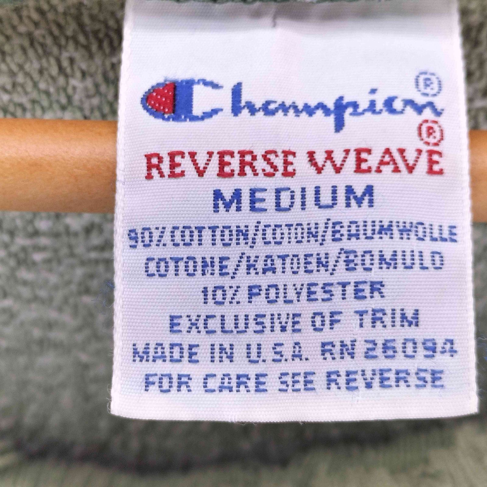 90s 刺繍タグ　reverse weave champion 90s 刺繍タグ USA チャンピオンリバースウィーブ チャンピオン
