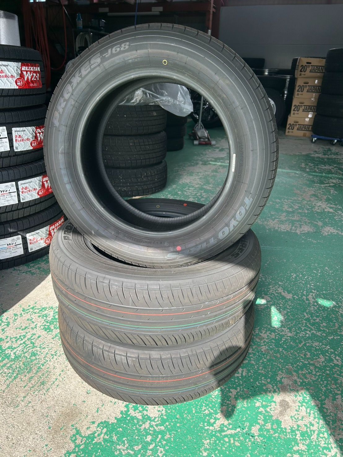 TOYO TIRES PROXES J68 205 60R16 92H 新車外し サマータイヤ 3本セット 製