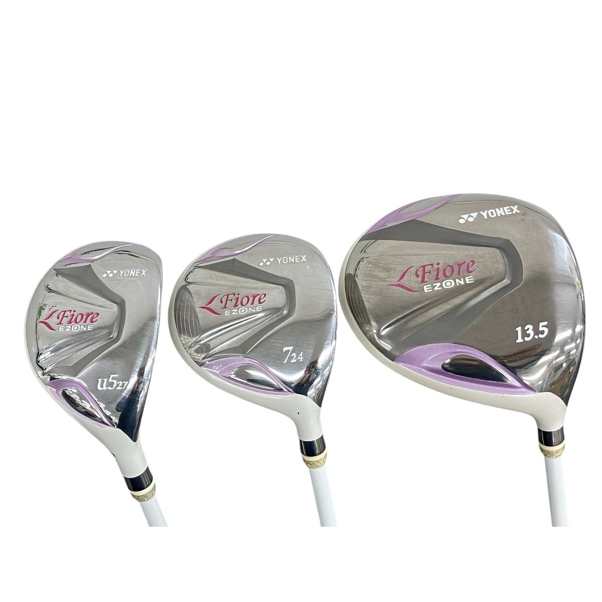 口コミ YONEX Fiore EZONE ドライバー U5 7W アイアン5本 パター 計9本セット K10421241 【激安大特価！】