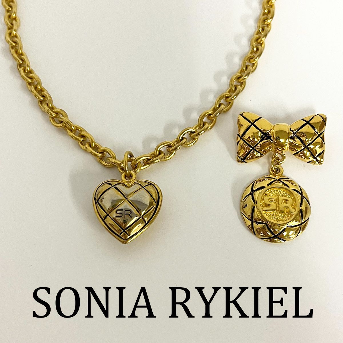 SONIA RYKIEL ソニアリキエル ネックレス ブローチ 2点セット