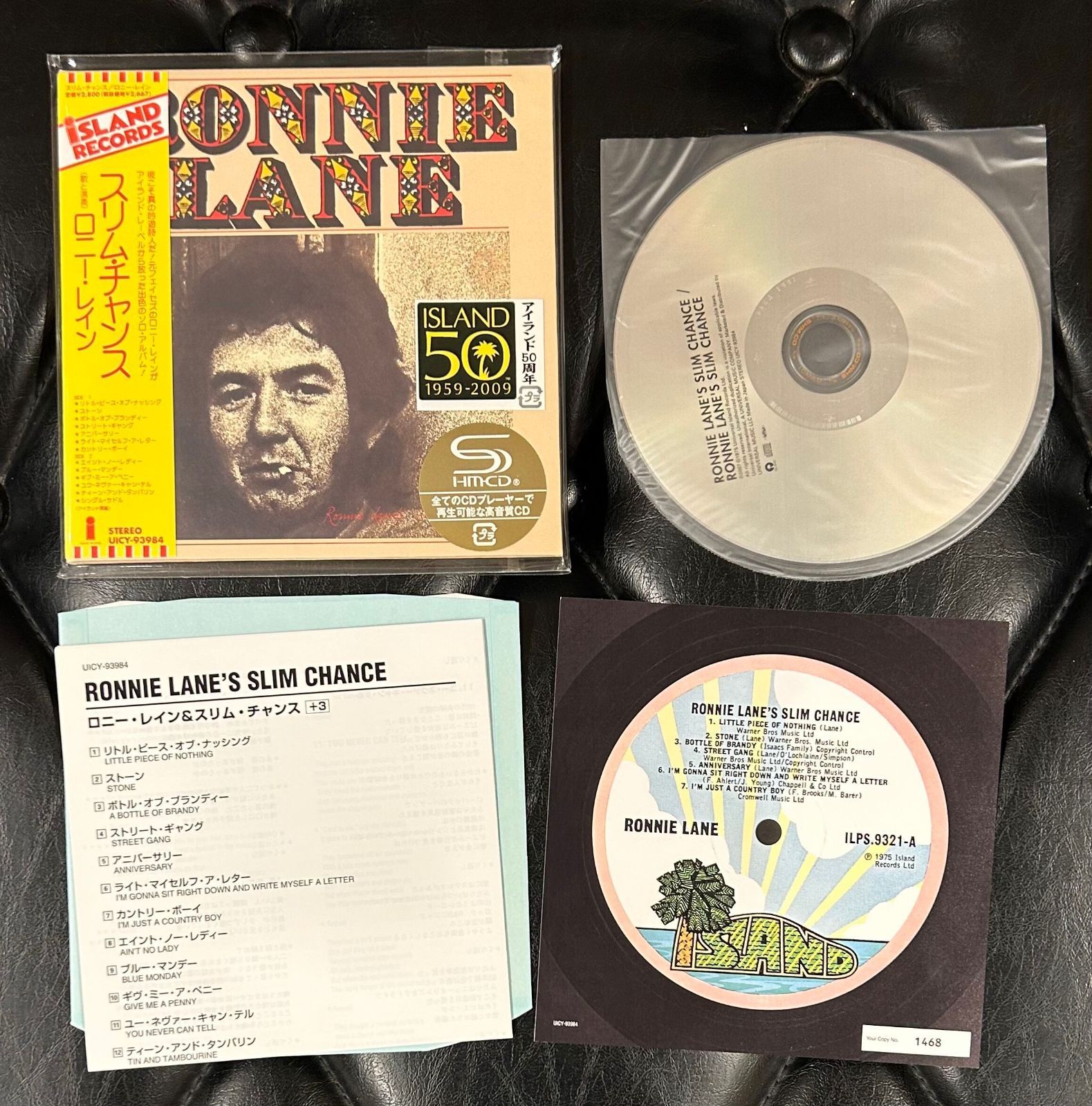 紙ジャケットSHM-CD】ロニー・レイン「スリム・チャンス」 Ronnie Lane 