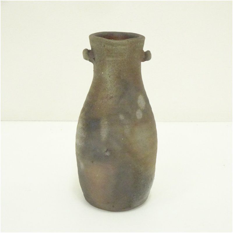 備前焼 片山廉造 一輪花入（共箱） 花入れ 茶道 茶道具 花瓶