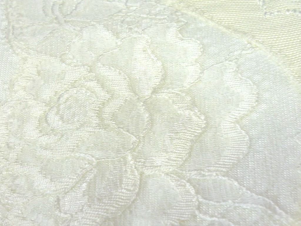 白 豪華ストレッチレース