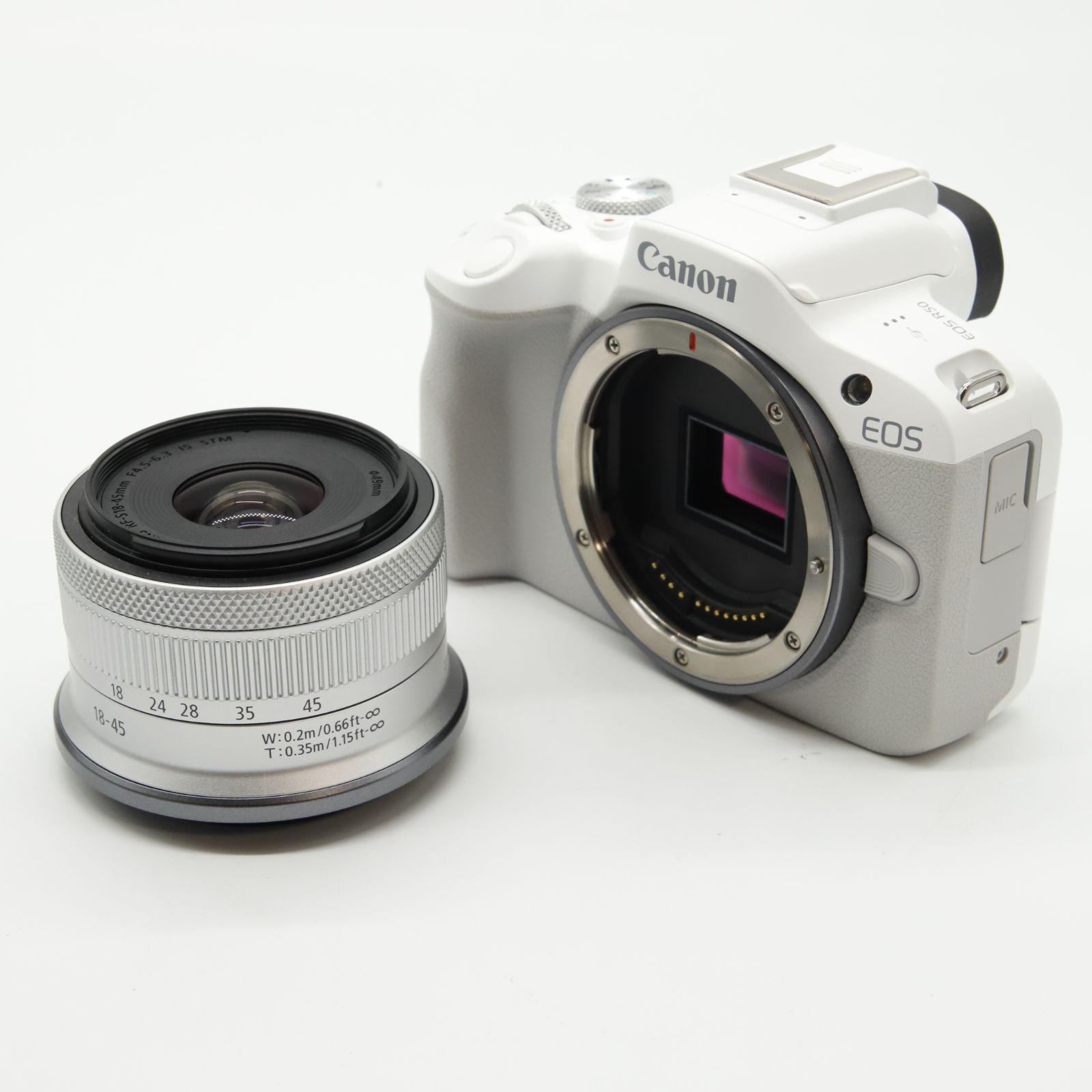 シャッター数1000枚以下 CANON EOS R50 ボディ ブラック ミラーレス