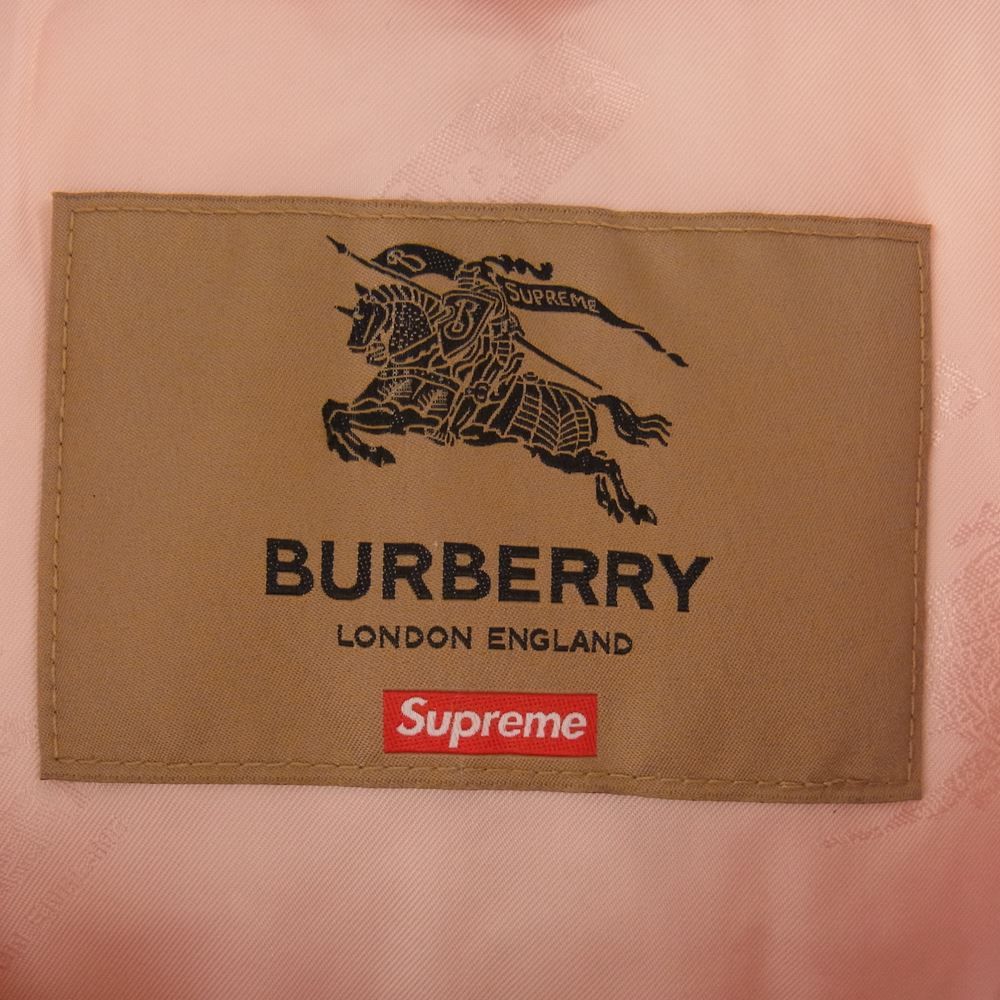 Supreme シュプリーム ジャケット 22SS × Burberry Shearling