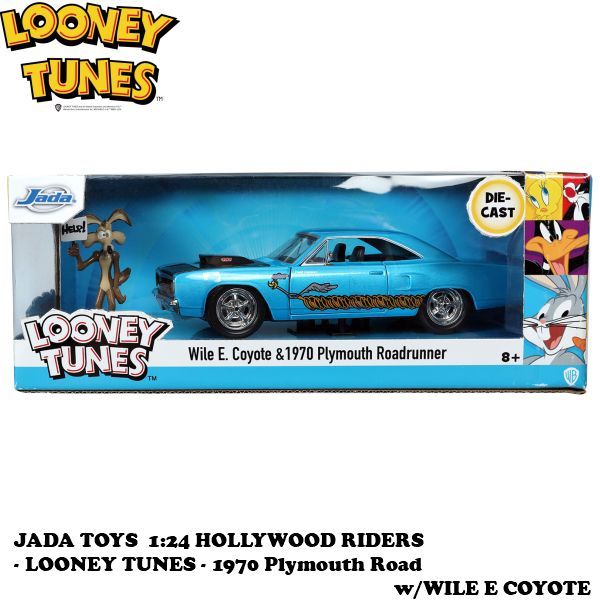 1:24 LOONEY TUNES 1970 Plymouth Road w/WILE E COYOTE 【ルーニー