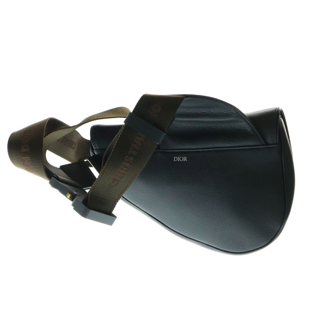 Christian Dior クリスチャンディオール ×CACTUS JACK Saddle Bag カクタスジャック サドルボディバッグ ブラック ブラウン 1ADPO093SOT