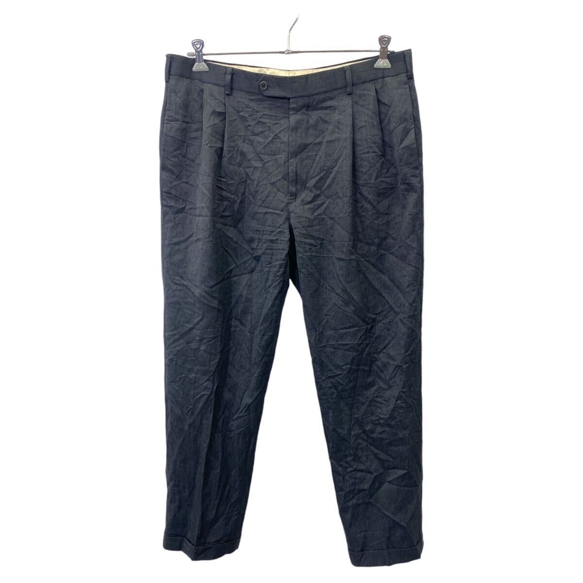 Brooks Brothers スラックス W38 ブルックスブラザーズ ビッグサイズ ウール グレー系 古着卸 アメリカ仕入 2410-150