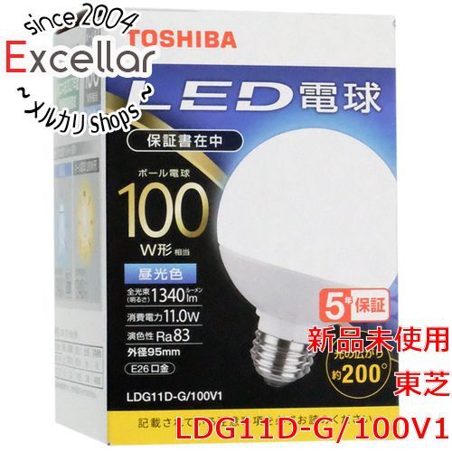 [bn:18] TOSHIBA　LED電球 LDG11D-G/100V1　昼光色