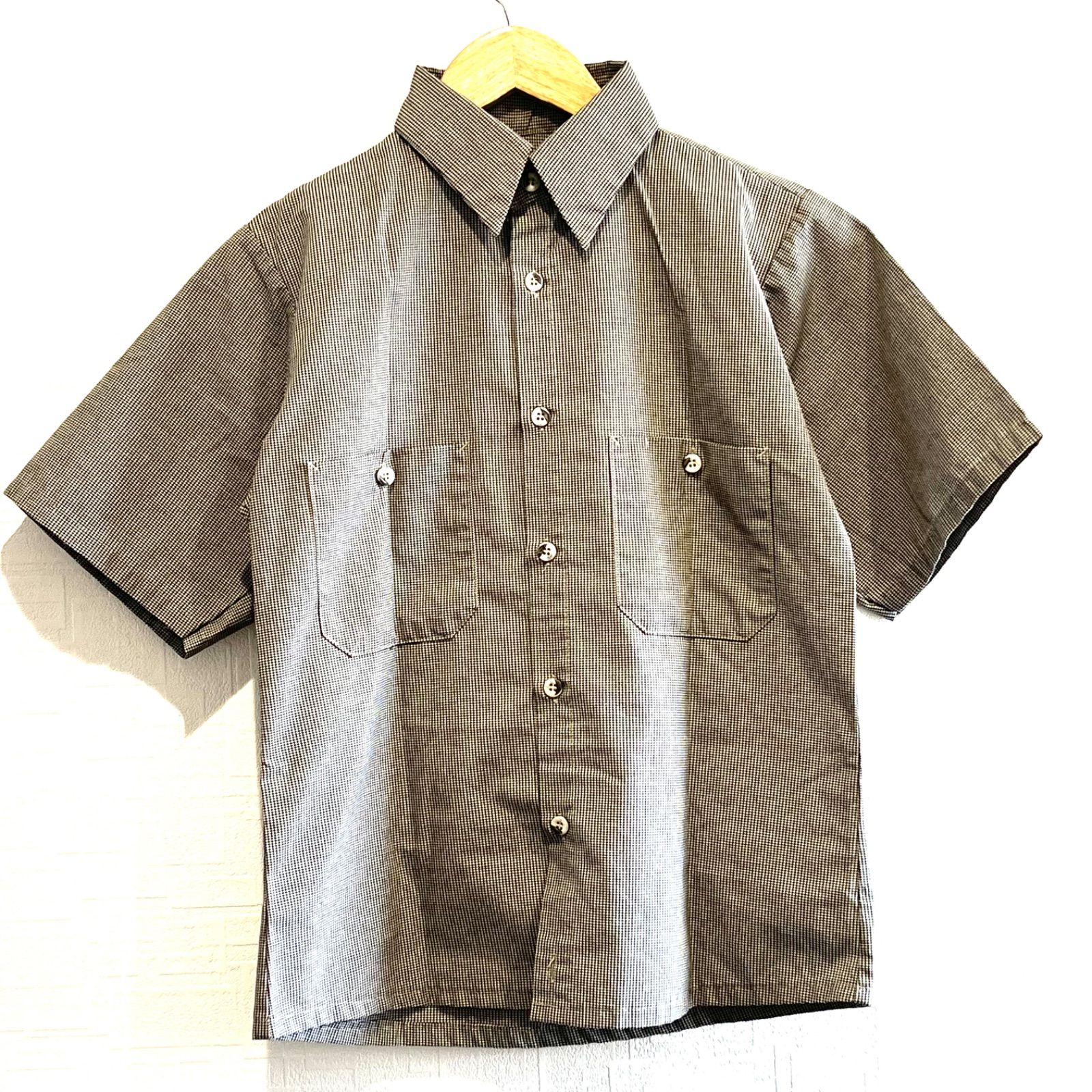 激レア美品L！RED KAP×MEGADETH千鳥格子ワークシャツ RED KAP（レッド