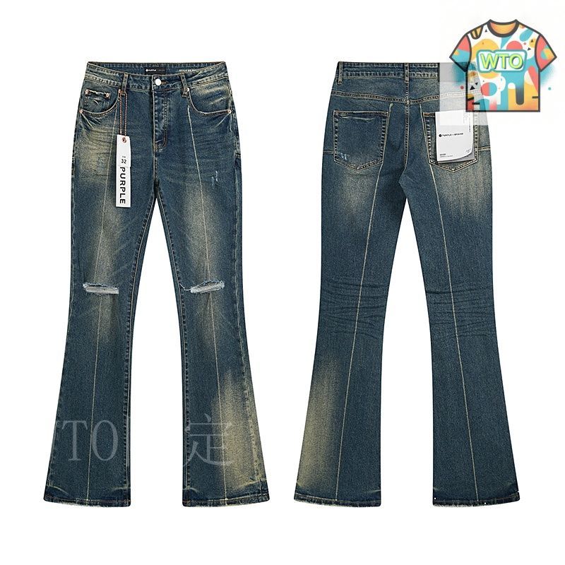 新品 PURPLE スリムフィットデニムパンツ 28 purple brand 28 デニム スリムフィット