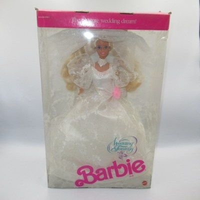 1989年80'sBarbieバービーWedding Fantasyウエディングファンタジー人形フィギュアぬいぐるみビンテージ Wedding Fantasy Barbie 1989 美品・値下げ中！TuNoah weddingカラードレス（スレンダー・A