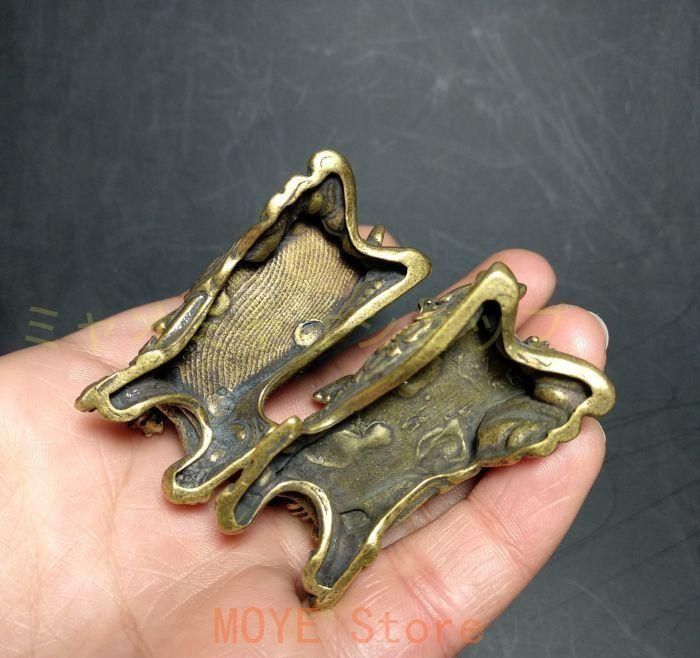 麒麟 銅器 文鎮 茶寵 鎮宅 辟邪 開運 風水 招財 置物 工芸品