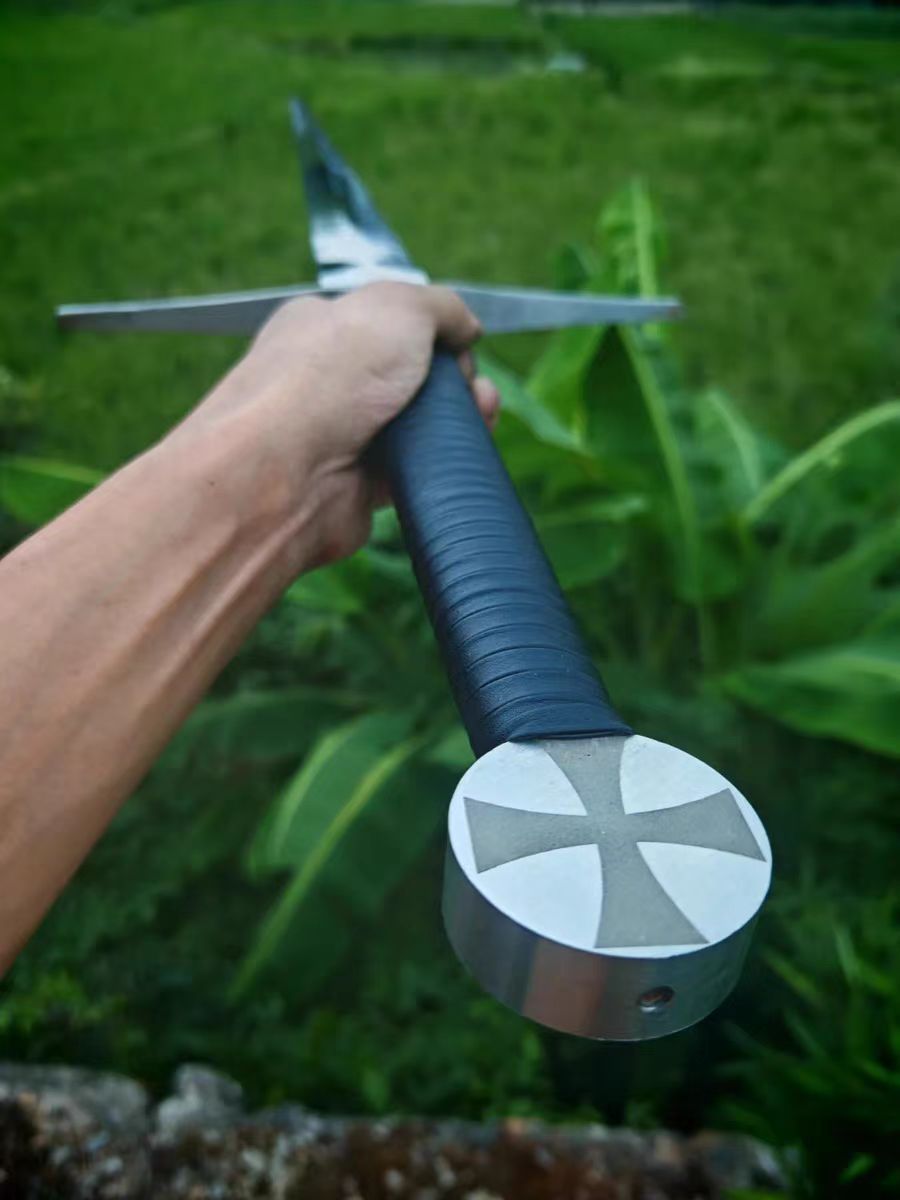 伝統西洋剣　中世ヨーロッパ十字軍剣、十字剣　模造刀　武具 12世紀の中世ヨーロッパの歴史的な十字軍の騎士テンプラーの剣