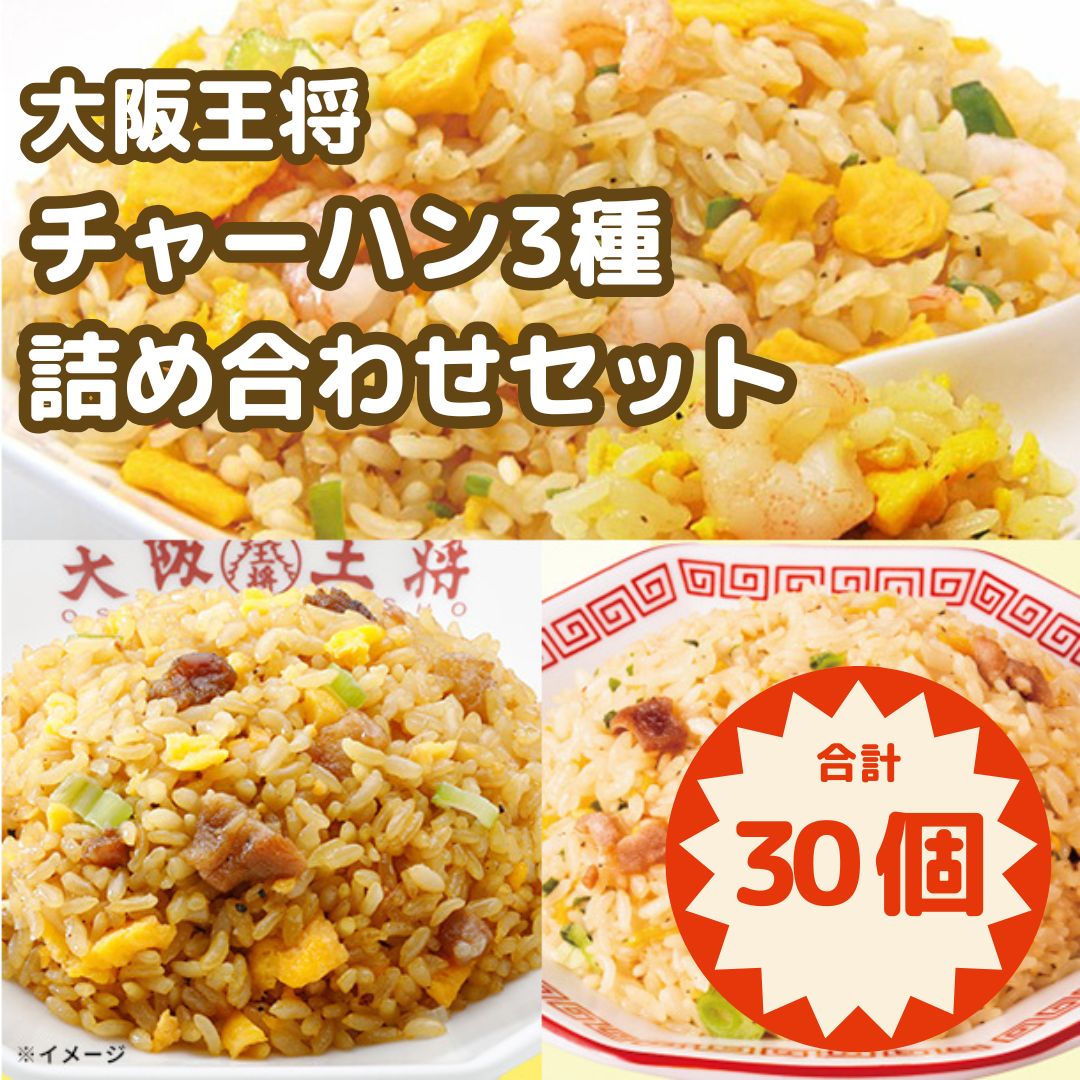 大阪王将 チャーハン3種詰め合わせセット 計30個