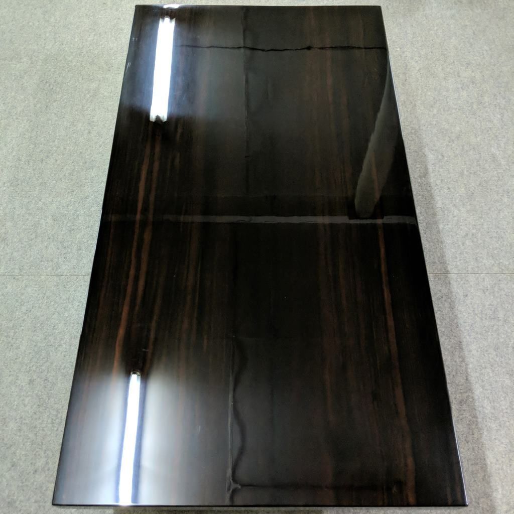 アウトレット 黒檀 高級座卓 無垢 全長152cm - メルカリ