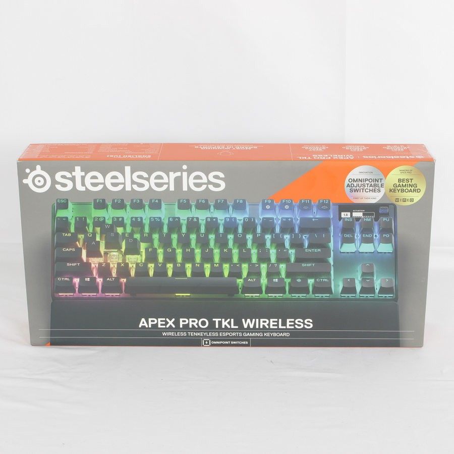 新品】SteelSeries Apex Pro TKL 2023 JP 64865 ワイヤレス ゲーミングキーボード テンキーレス ラピッドトリガー  スティールシリーズ 本体 - メルカリ