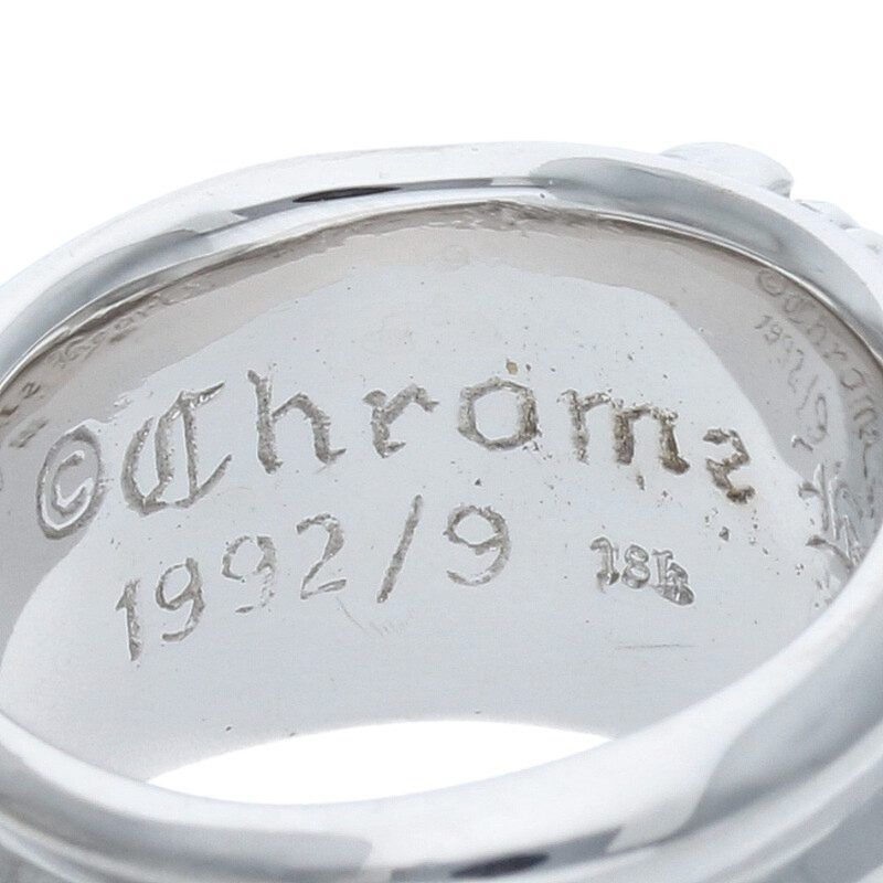 クロムハーツ†ダガーハート　リング指輪　22号　WGホワイトゴールド　天然パヴェ 楽天市場】クロムハーツ 指輪 メンズ ダガー ハート リング 22号 イン