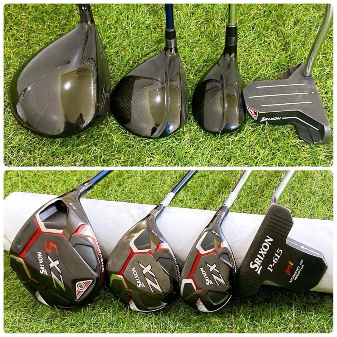 あつ SRIXON ZX5 飛出し Z745 スリクソン メンズゴルフセット 12本