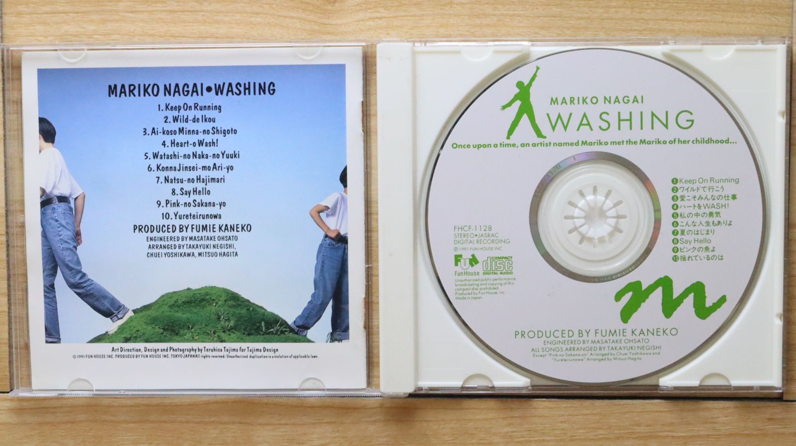 国内盤CD☆永井真理子/MARIKO NAGAI□ WASHING 【FHCF1128