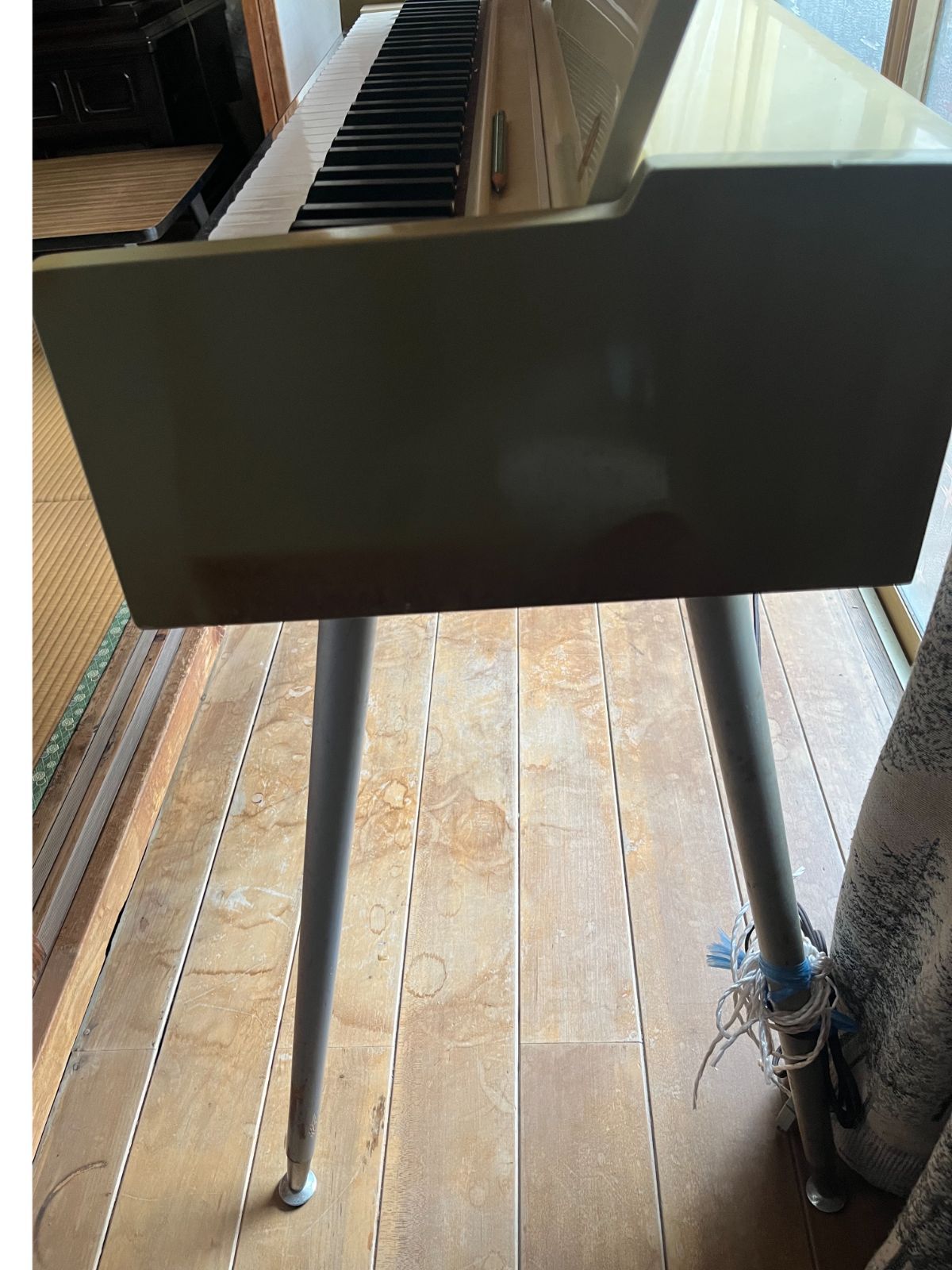 ジャンク品 VICTOR ビクター OR-35 電動オルガン 61鍵 総2列笛