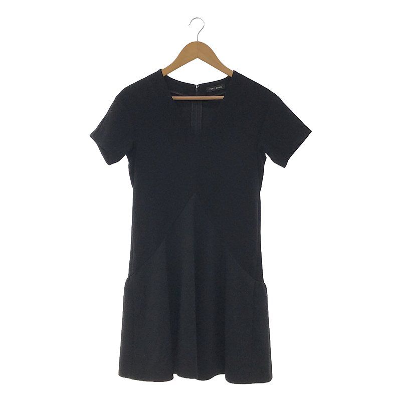 YOKO CHAN / ヨーコチャン | バイカラーVネック ワンピース | 36