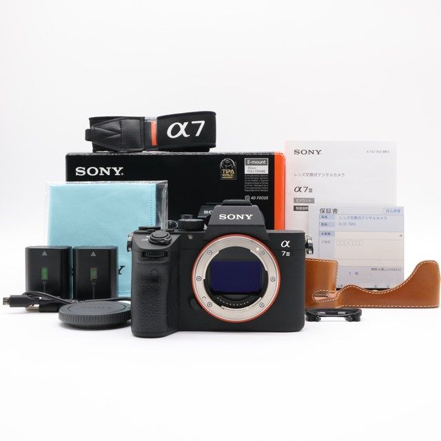 SONY α7 III ILCE-7M3｜1805回 元箱＆バッテリー2個付