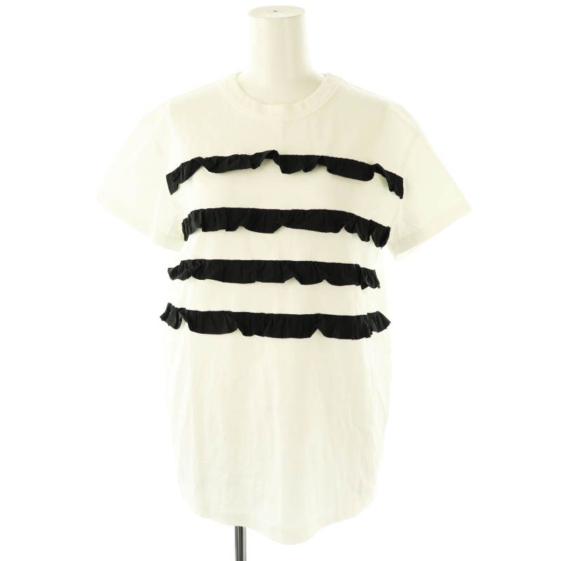 美品❢BORDERS at BALCONY 半袖　Ｔシャツ 36 フレア 美品❢BORDERS at BALCONY 半袖 Tシャツ 36 フレア - メルカリ