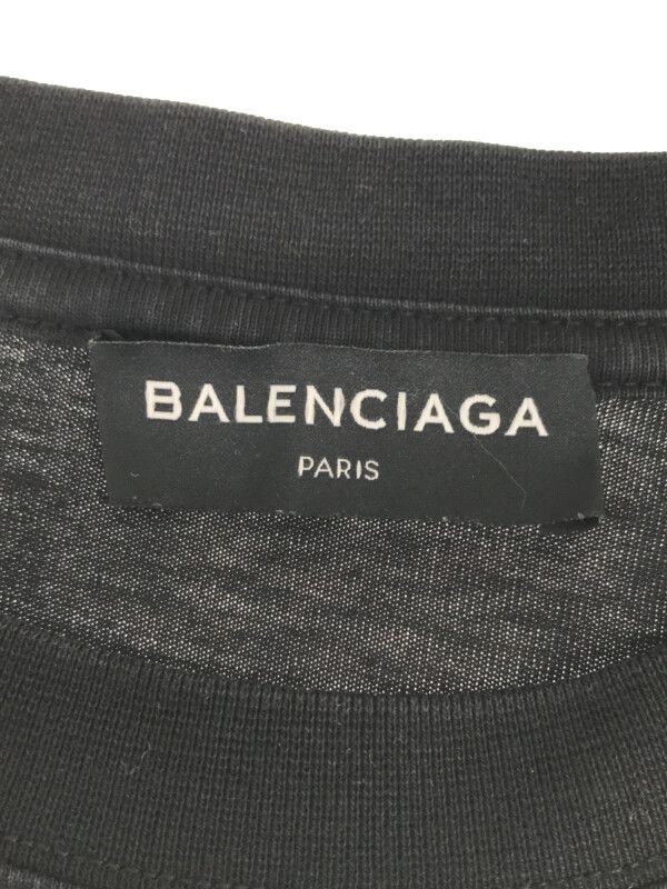 BALENCIAGA バレンシアガ 17AW ロゴプリントオーバーサイズTシャツ  