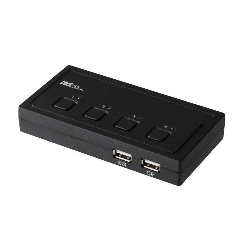 送料無料 ♥ 未開梱 ラトックシステム VGAパソコン切替器 4台用 4入力 |1出力 RS-430U