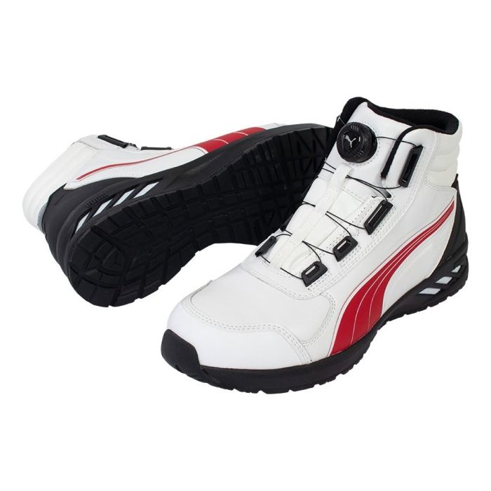 2営業日で発送 PUMA プーマ PUMA ライダー2.0 ホワイト＆レッド ディスク ミッド 27.0 63.359.027.0 6379