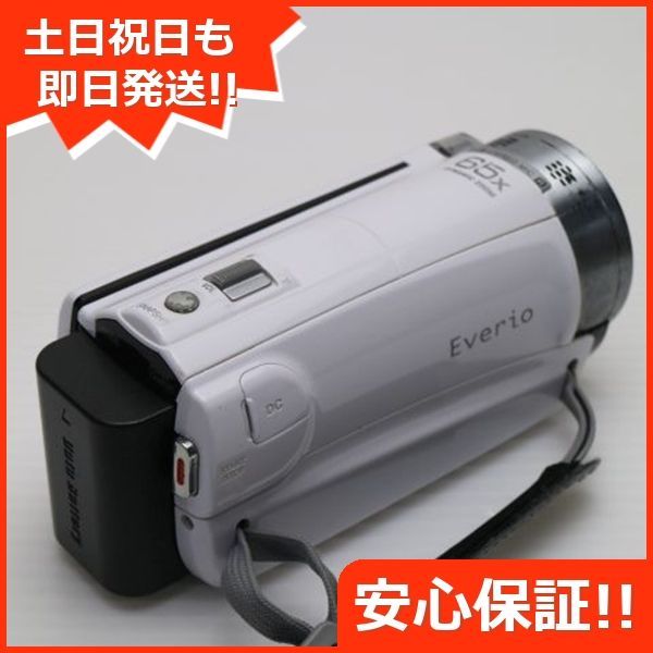 美品 GZ-E565 シルキーホワイト 即日発送 デジタルビデオカメラ