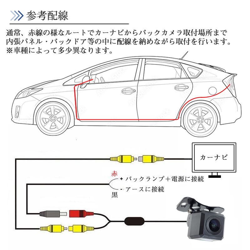 AVN-G03 AVN119M 対応 バックカメラ 高画質 安心配線加工済 【TY01】 - メルカリ