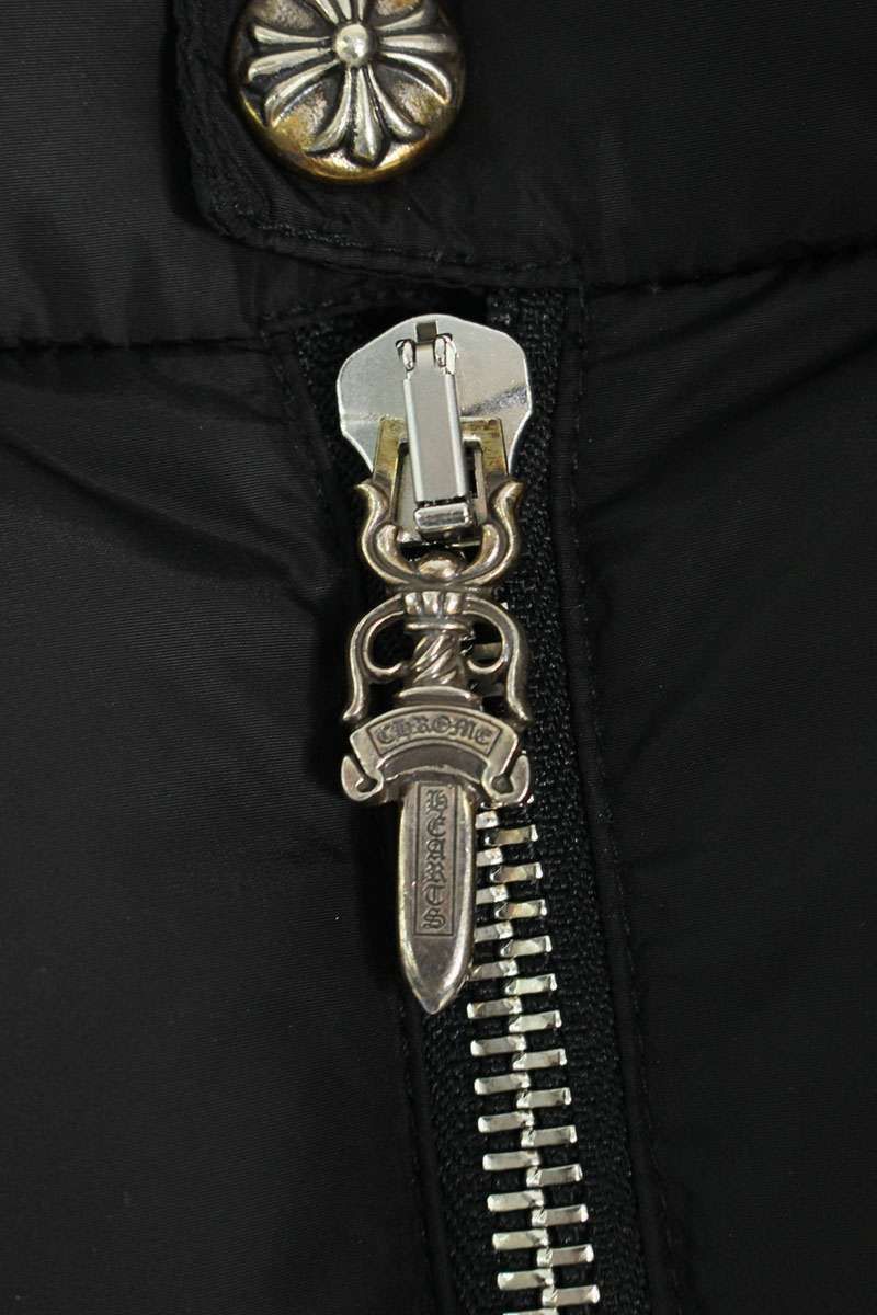 クロムハーツ⭐️ダウンジャケット CHROME HEARTS 銀座店 クロムハーツ STIFF レザー ダウン